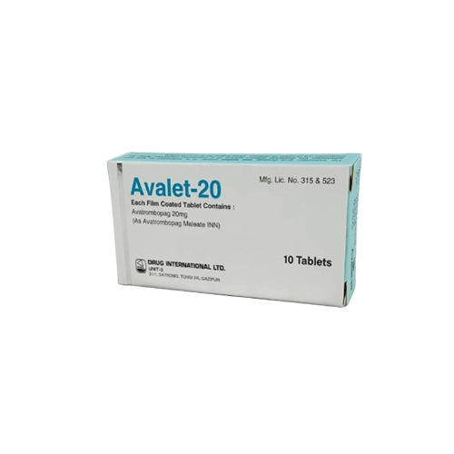 Avalet (Avatrombopag 20mg) Rx Avalet (Avatrombopag 20mg) Rx
