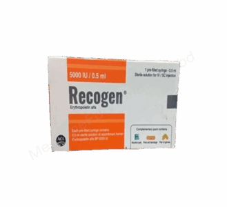 Recogen (Erythropoietin Alfa 1000 IU / 10000 IU / 2000 IU / 3000 IU / 5000 IU) Rx