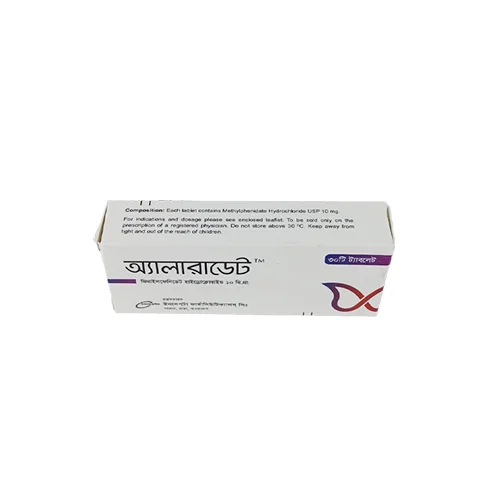 Alaradate (Methylphenidate Hydrochloride 10mg) Rx Alaradate (Methylphenidate Hydrochloride 10mg) Rx
