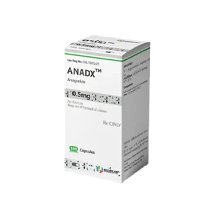 ANADX (Anagrelide 0.5 mg) Rx